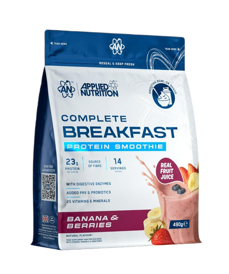 Complete Breakfast Protein Smoothie, Banana & Berries - 490 grams