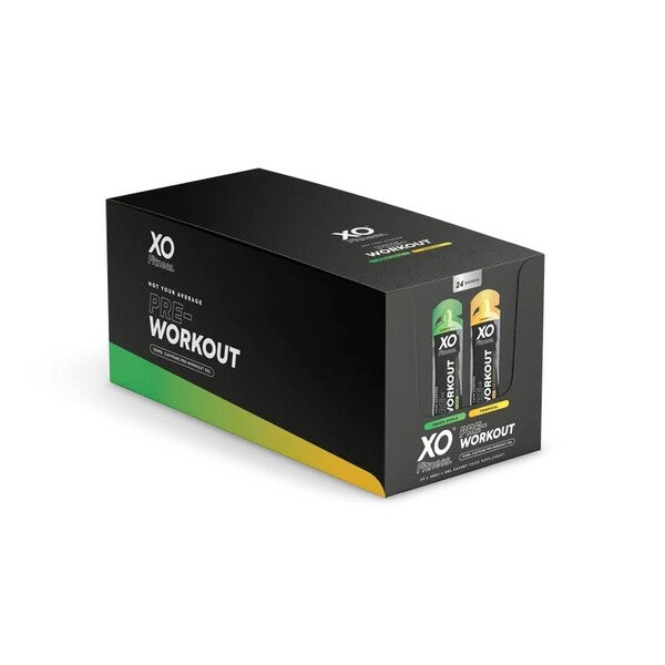 Pre-Workout Gel, Green Apple & Tropical - 24 x 48g