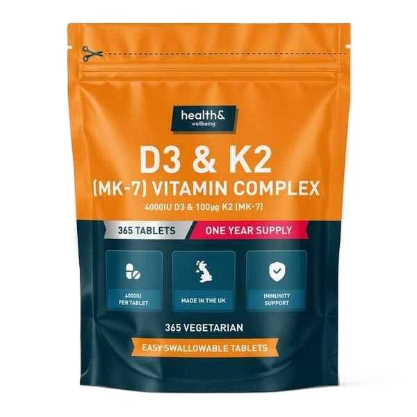 D3 & K2 (MK-7) Vitamin Complex - 365 tablets
