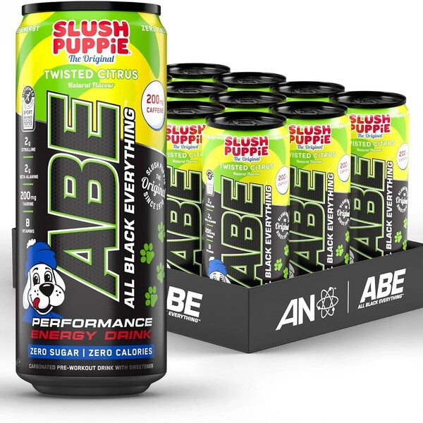 ABE Energy + Performance Cans, Slush Puppie Twisted Citrus - 12 x 330 ml.