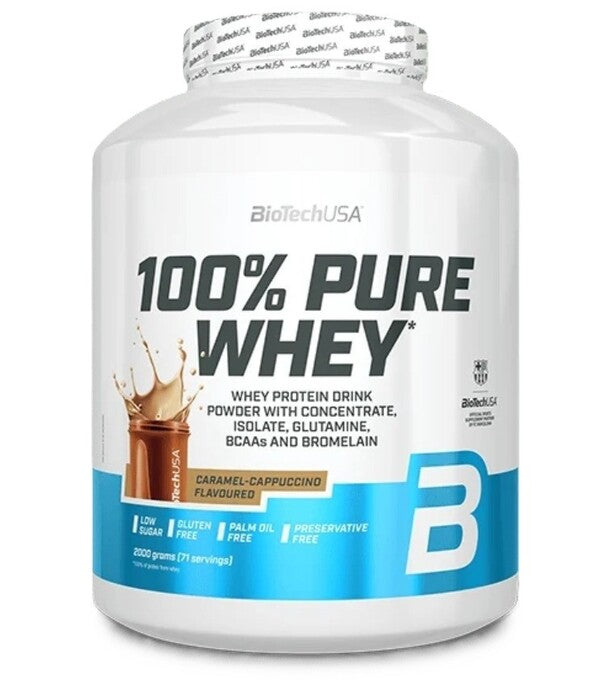 100% Pure Whey, Caramel-Cappuccino - 2000 grams