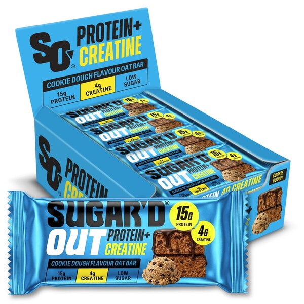 Protein + Creatine Bar, Cookie Dough - 12 x 68g