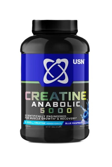 Creatine Anabolic 5000, Blue Raspberry - 900 grams