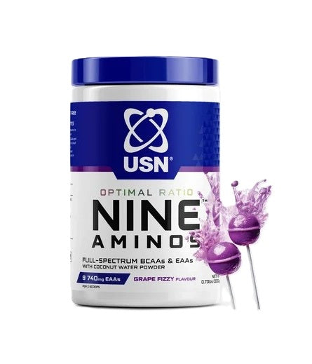 Nine Aminos, Grape Fizzy - 330 grams