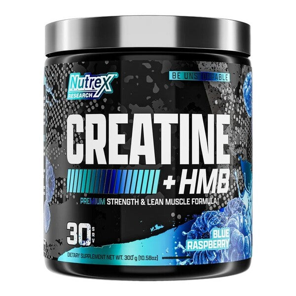 Creatine + HMB, Blue Raspberry - 300 grams