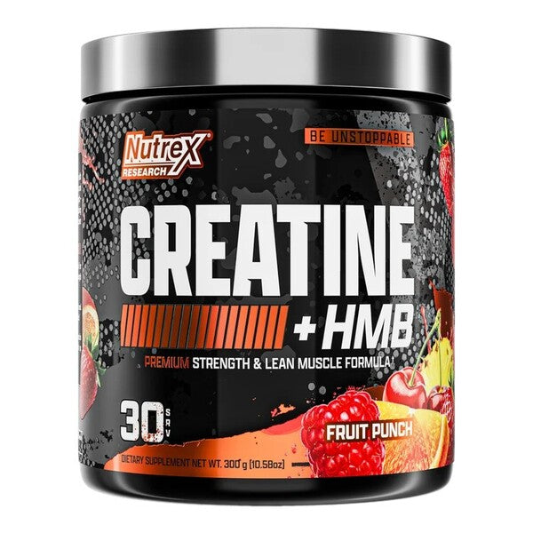 Creatine + HMB, Fruit Punch - 300 grams