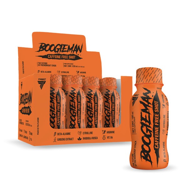 BoogieMan Shot, Peach Ice Tea (EAN 5902114066918) - 12 x 100 ml.
