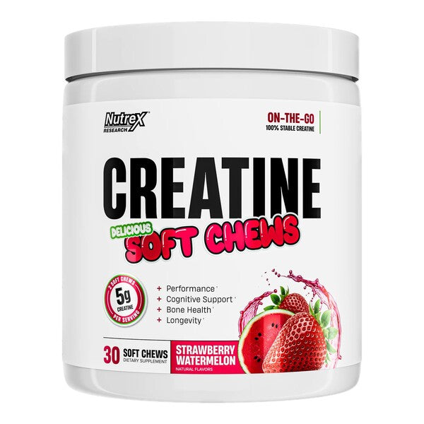 Creatine Soft Chews, Strawberry Watermelon - 30 soft chews