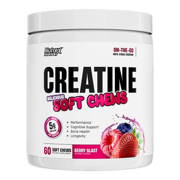 Creatine Soft Chews, Berry Blast - 60 soft chews