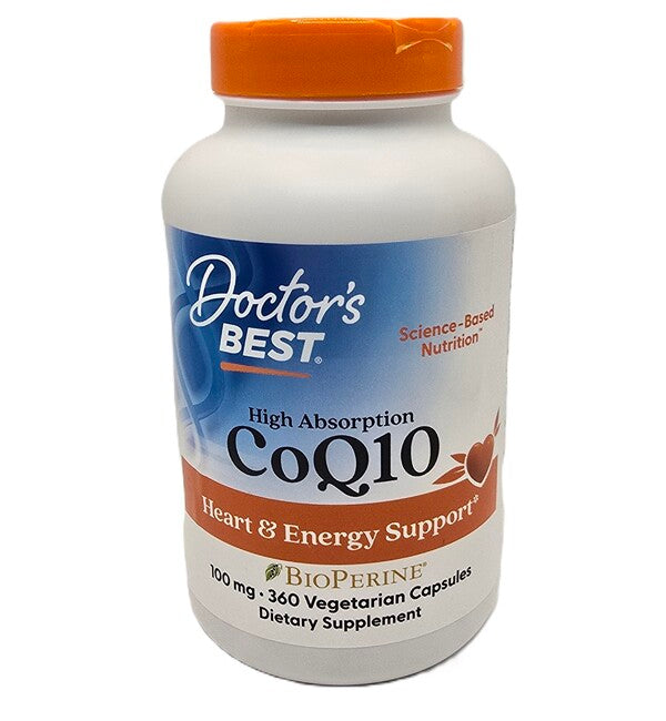 High Absorption CoQ10 with BioPerine, 100mg - 360 vcaps