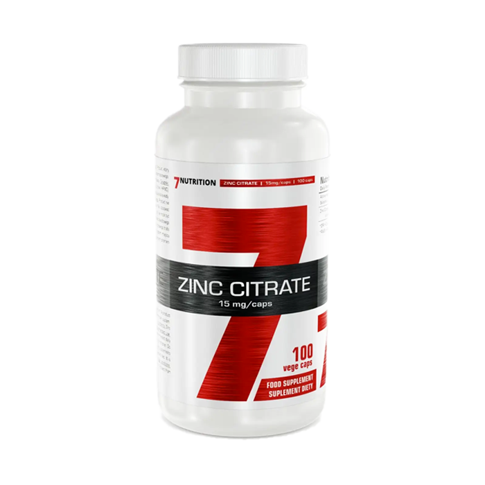 7 Nutrition Zinc Citrate - 100 Caps