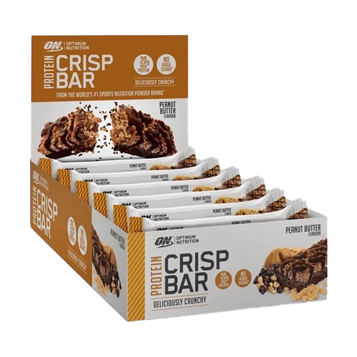 Optimum Nutrition Crisp Bar - Caixa com 10 