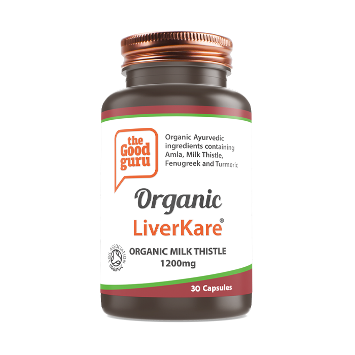 The Good Guru Organic LiverKare - 30 cápsulas