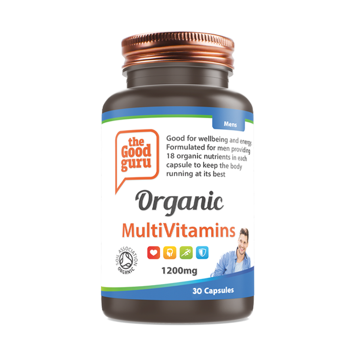 The Good Guru Mens Organic MultiVitamin - 30 Caps